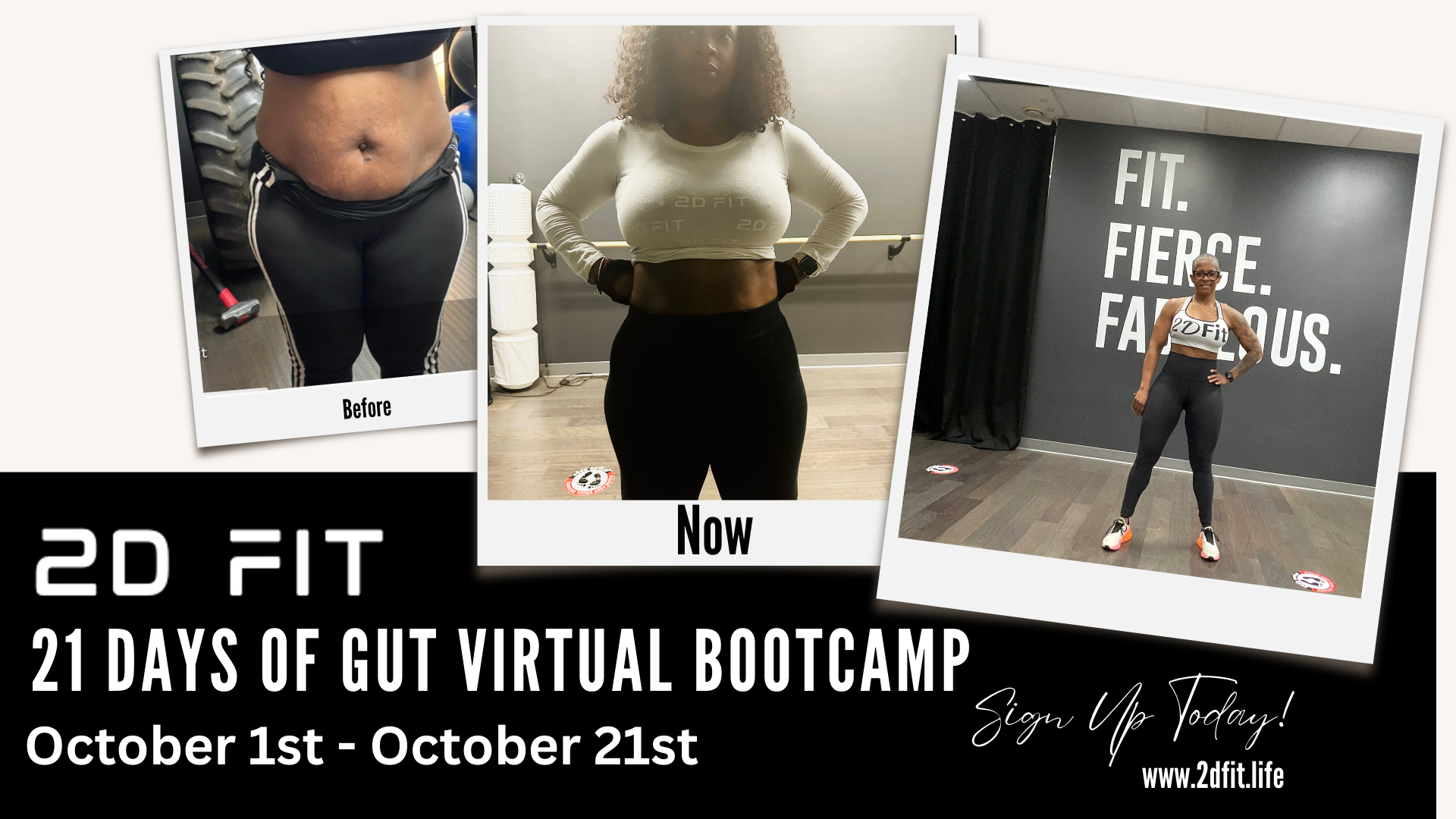 21 Days of GUT Virtual Bootcamp – 2D FIT